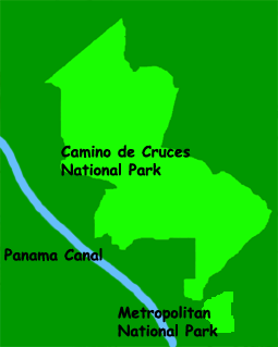 Map of Camino de Cruces National Park